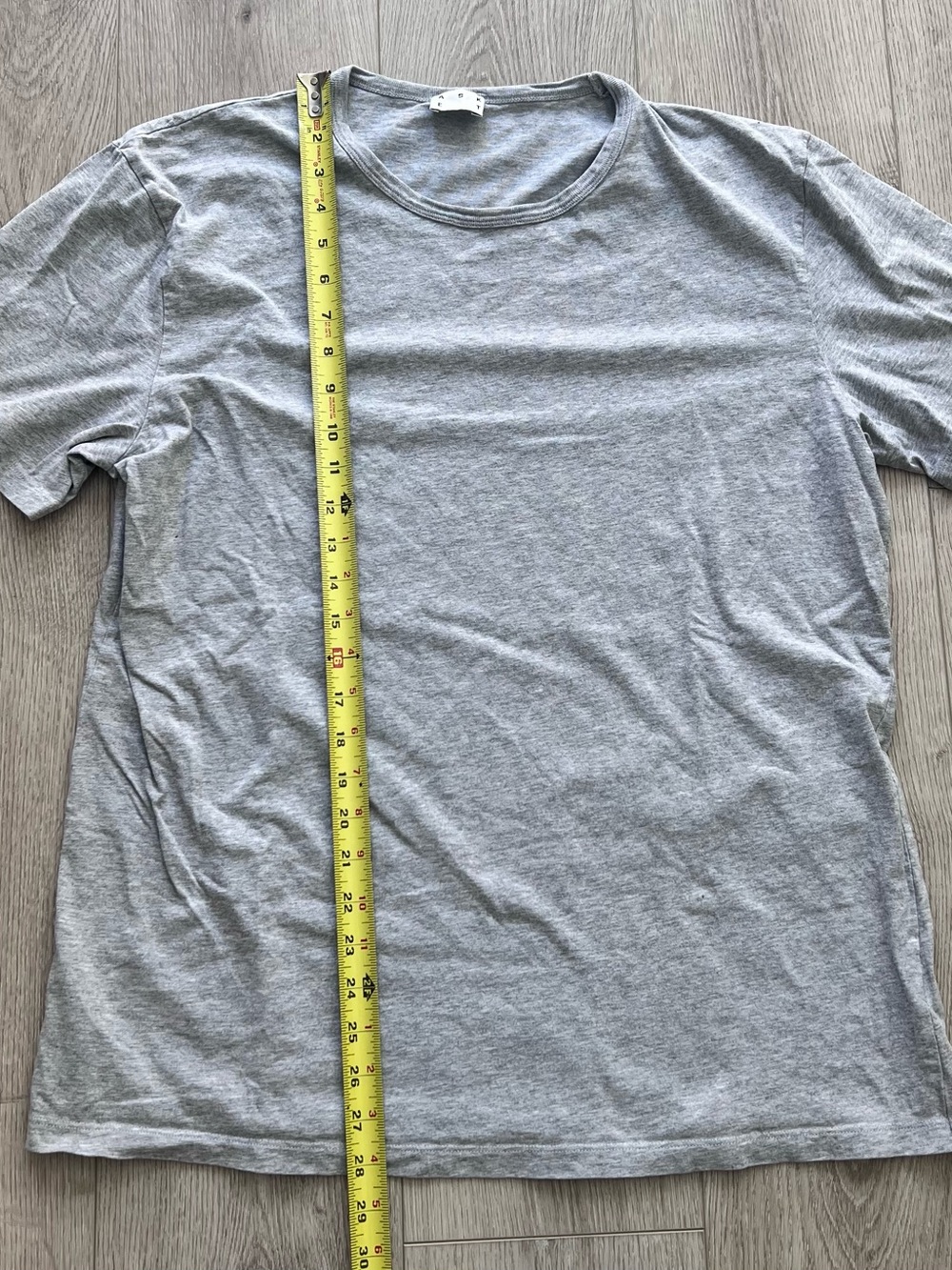 Asket “The T-Shirt” XL in Heather grey